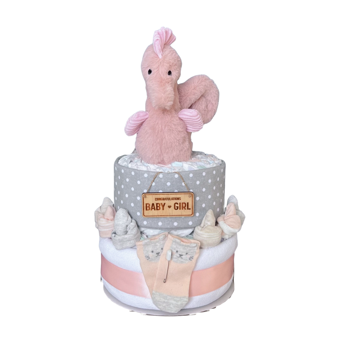 Beyond Blue and Pink: Gorgeous Gender-Neutral Diaper Cake Ideas