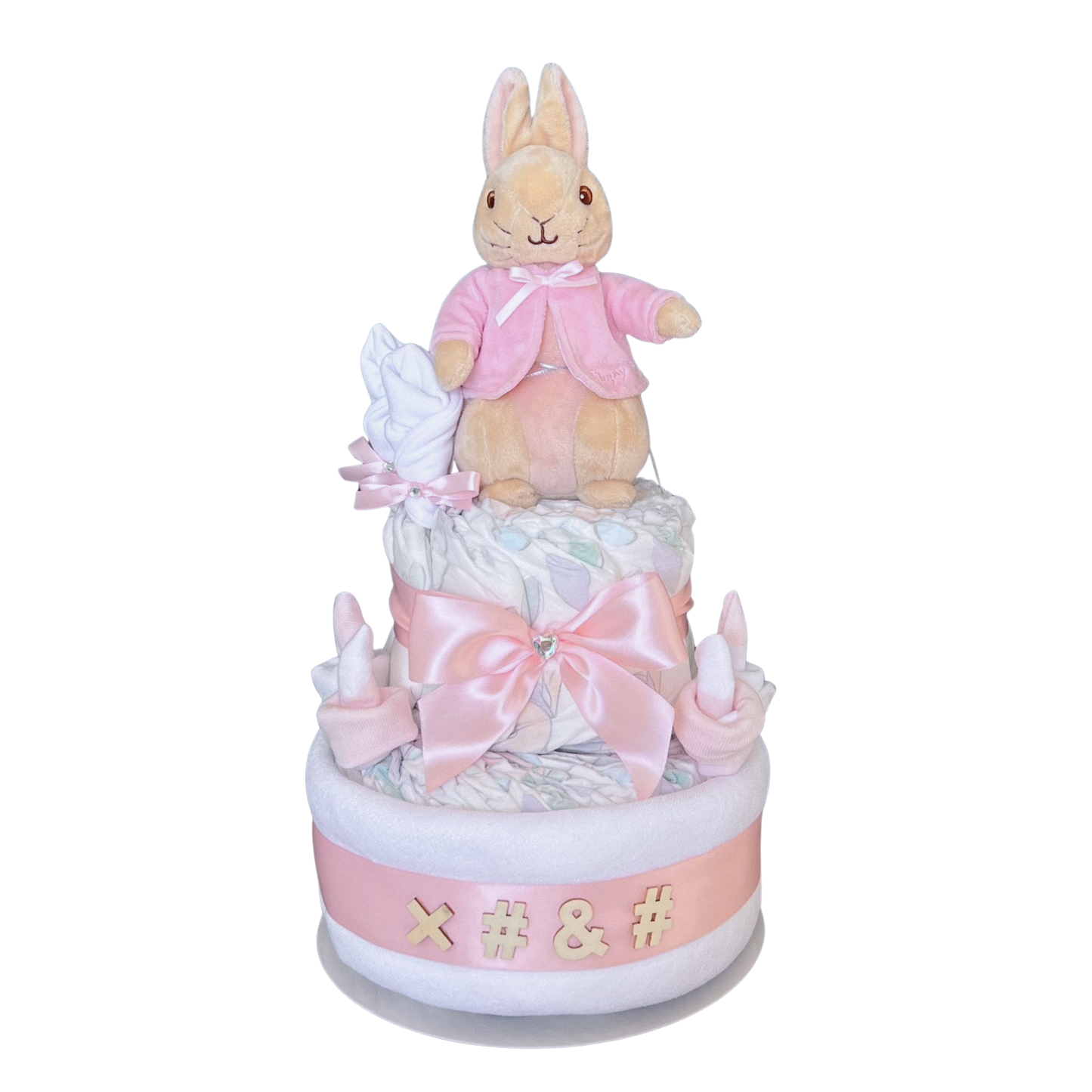 PETER RABBIT NAPPY CAKE– CLASSIC PINK EDITION