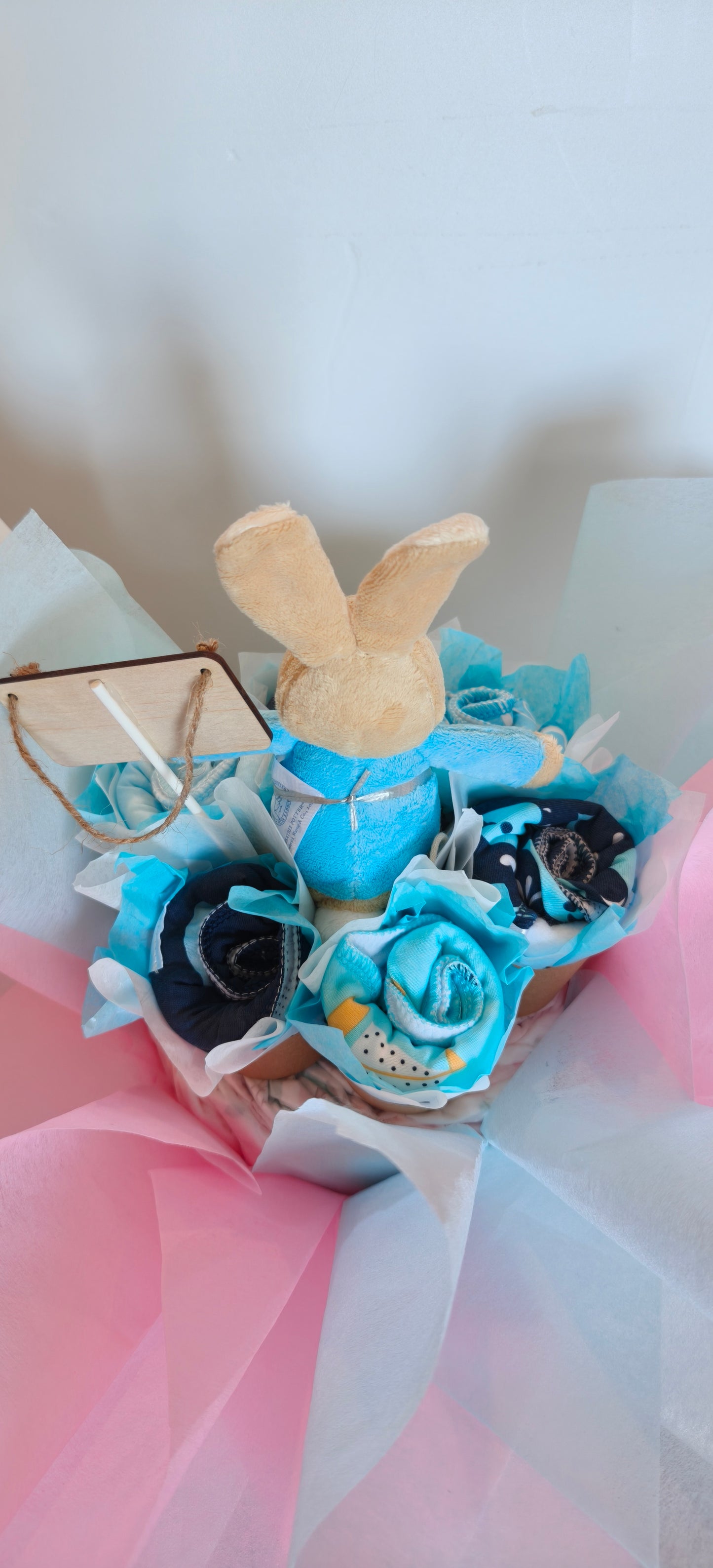 Peter Rabbit Little Explorer Bouquet Nappy Cake
