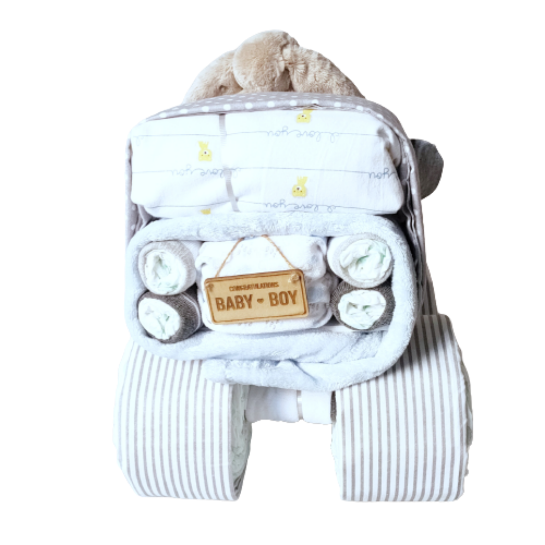 Truck Nappy Cake | Baby Boy - Nappie Cakes