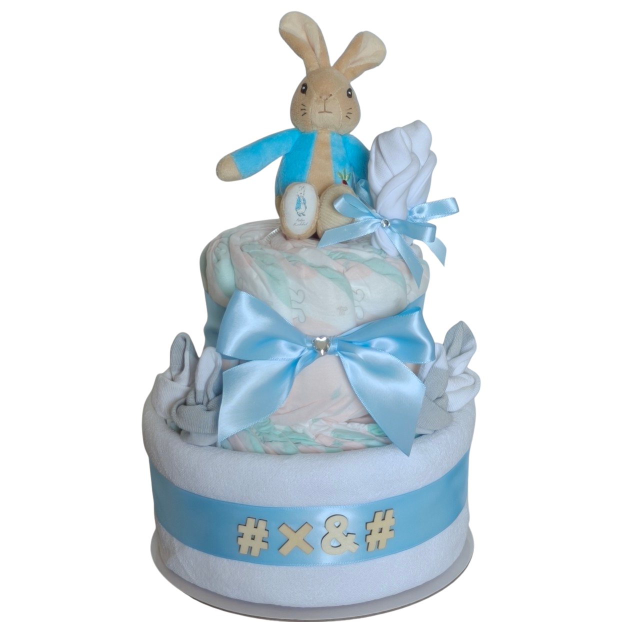 Peter Rabbit Little Explorer Classic 2-Tier Nappy Cake