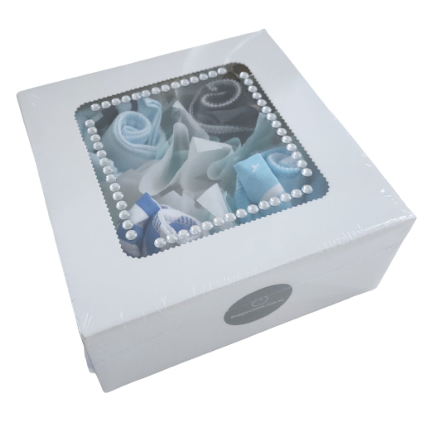 adorable birds bib cupcakes gift box newborn baby gift with soft bibs arranged as cupcakes