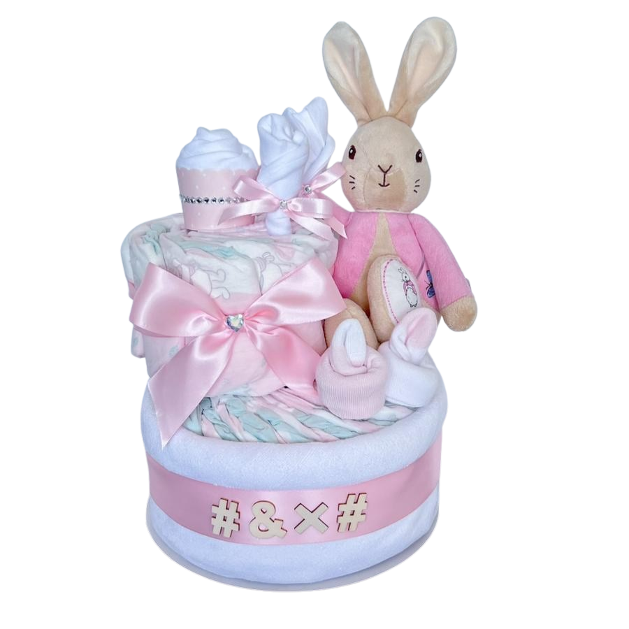 PETER RABBIT NAPPY CAKE– MY FIRST FLOPSY