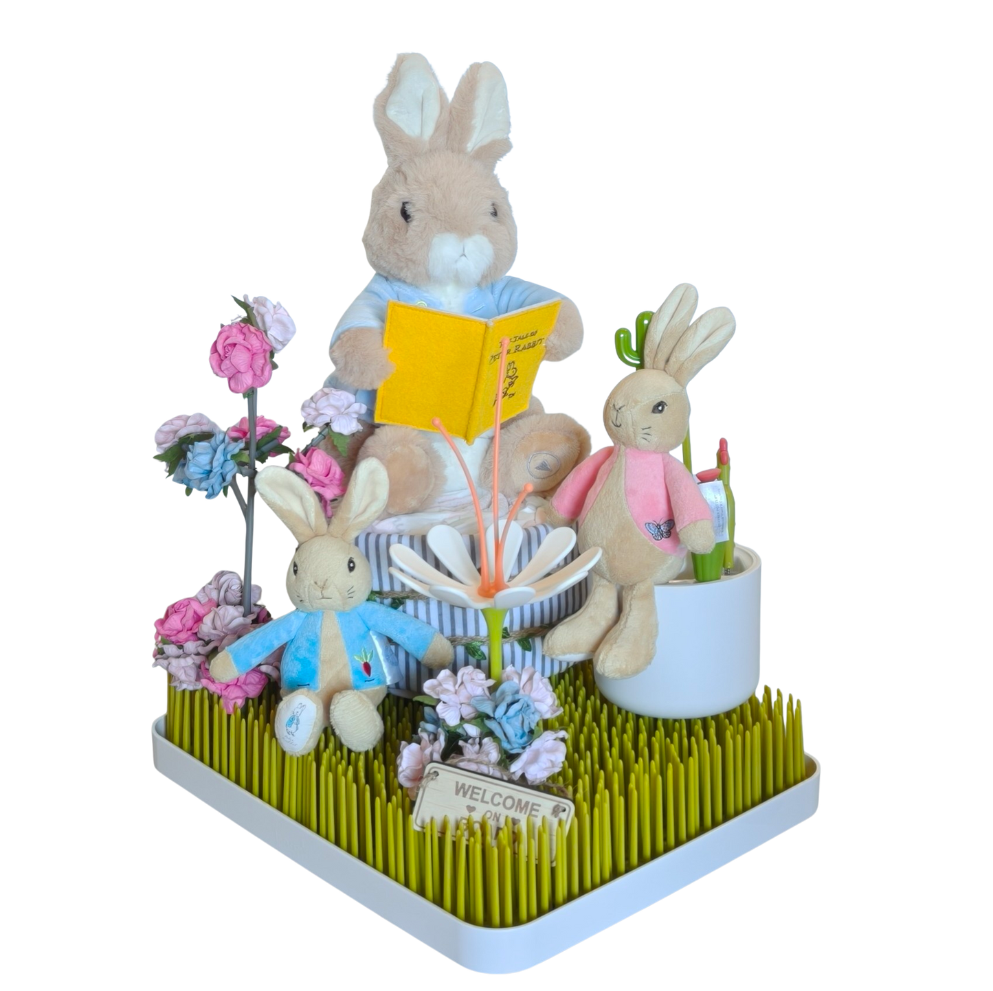 Peter Rabbit Storytime Nappy Cake