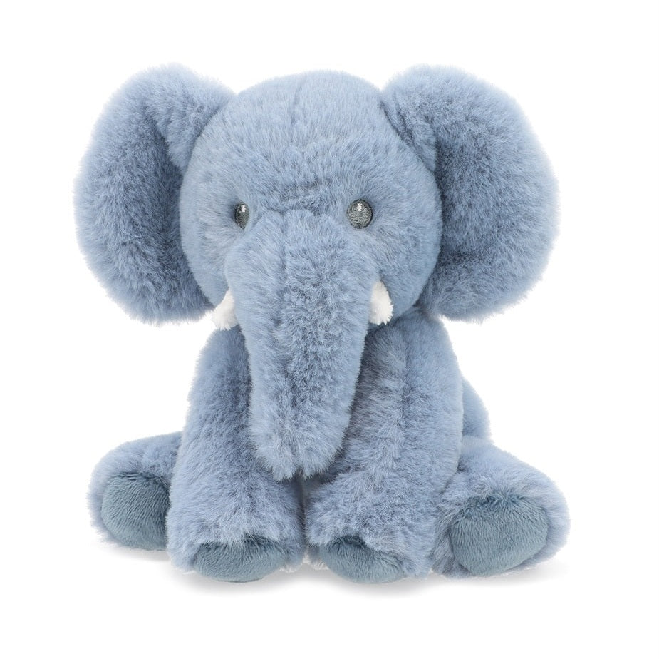 beautiful gentle elephant blessing nappy cake baby gift featuring soft toy and rolled nappies