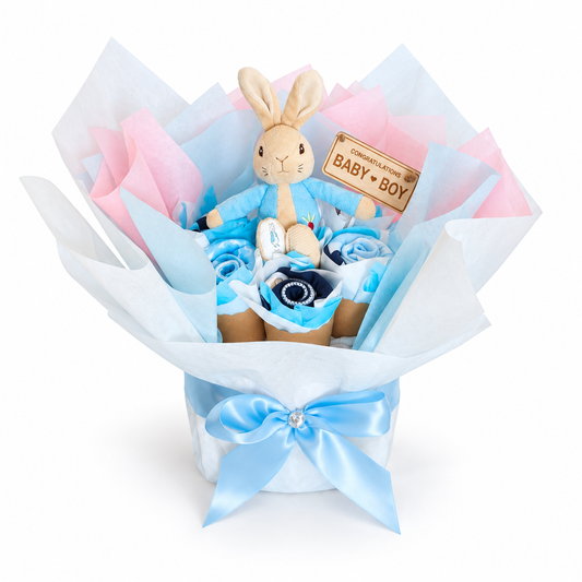 Peter Rabbit Little Explorer Bouquet Nappy Cake