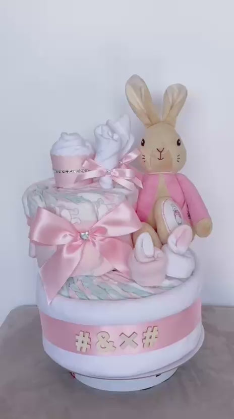 PETER RABBIT NAPPY CAKE– MY FIRST FLOPSY