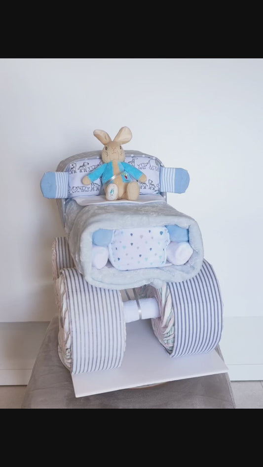 Truck Nappy Cake | Baby Boy