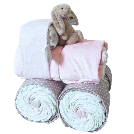 Truck Nappy Cake | Baby Girl - Nappie Cakes