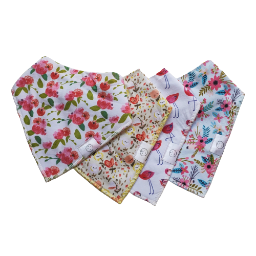 bib cupcakes gift box floral baby shower gift featuring baby bibs styled as cupcakes in box
