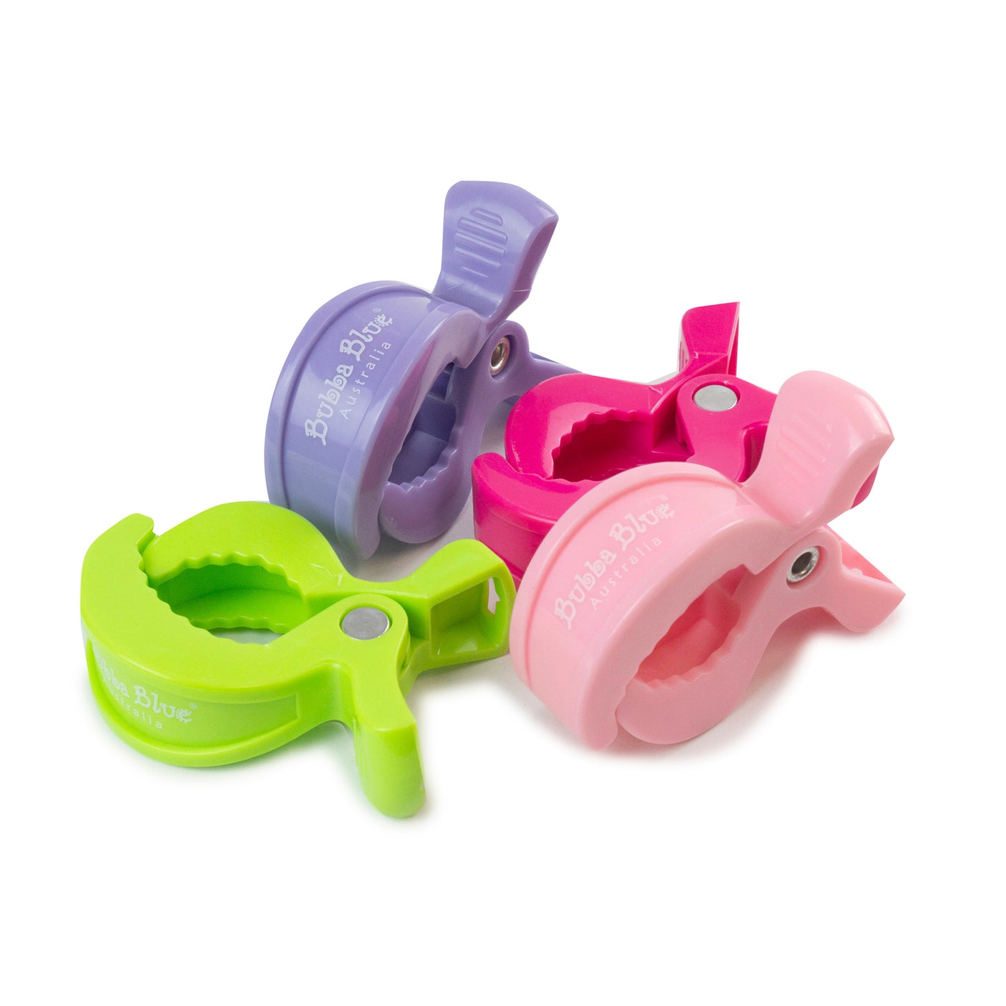 Bubba Blue | 4 Pack Pram Clips - Girl Pack - Nappie Cakes